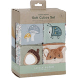Little Dutch Forest Friends Blue Activity Cubes 4-Pack