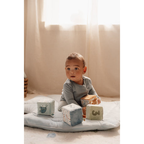 Little Dutch Forest Friends Blue Activity Cubes 4-Pack