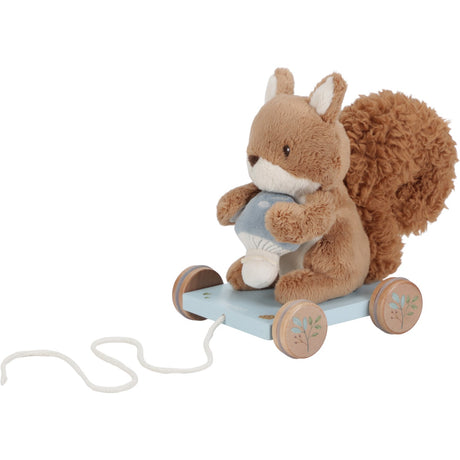 Little Dutch Forest Friends Blue Pull-Along Animal Squirrel