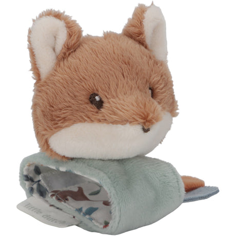 Little Dutch Forest Friends Blue Wrist Rattle Fox