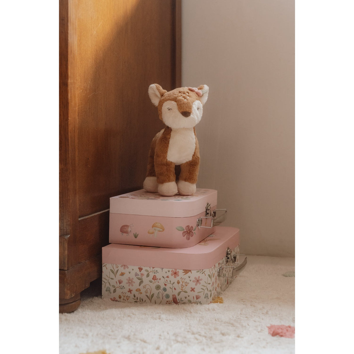 Little Dutch Fairy Garden Pink Cuddle Teddy Deer