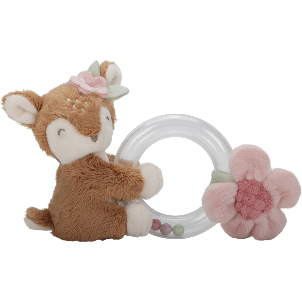 Little Dutch Fairy Garden Pink Ring Rattle