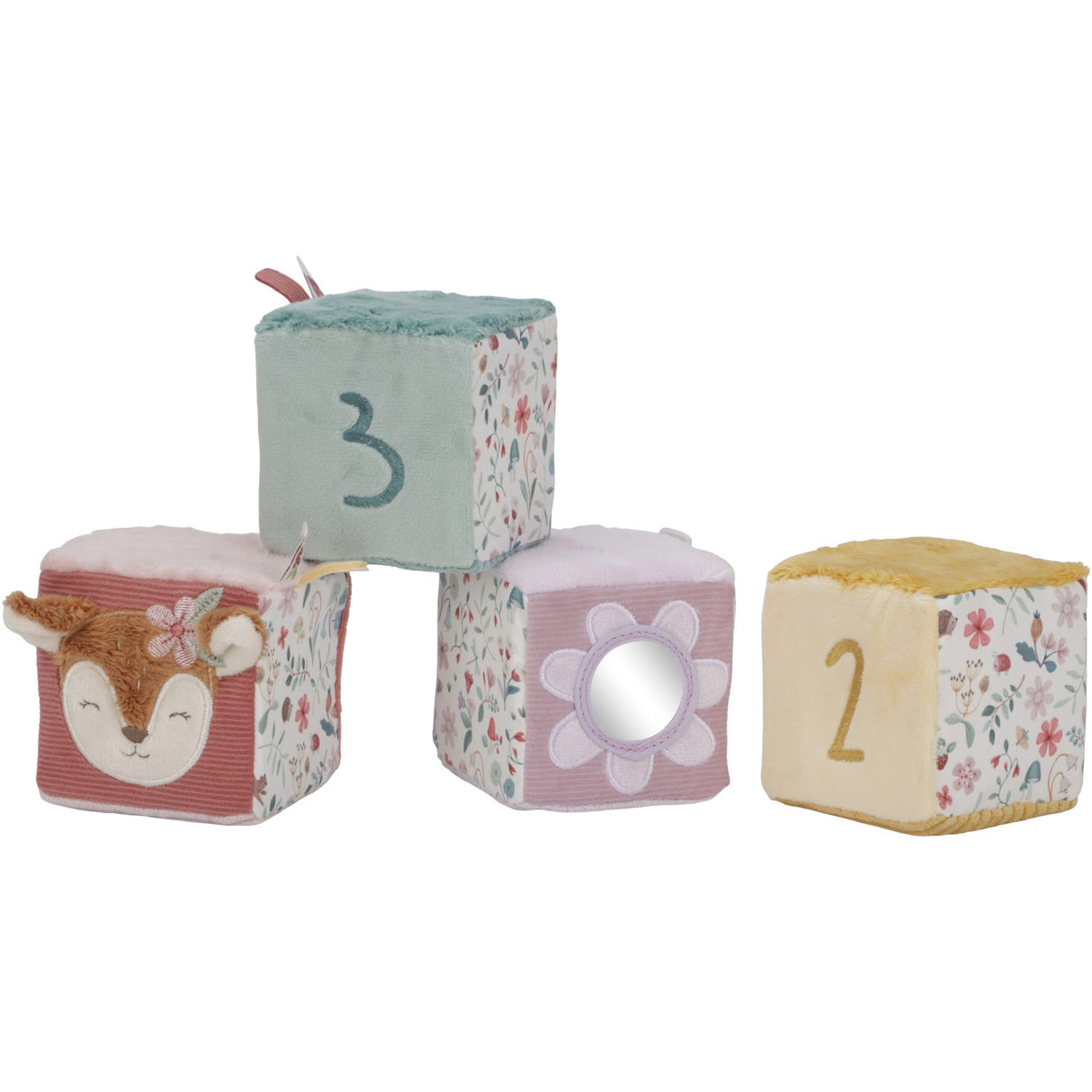 Little Dutch Fairy Garden Pink Plush Cubes