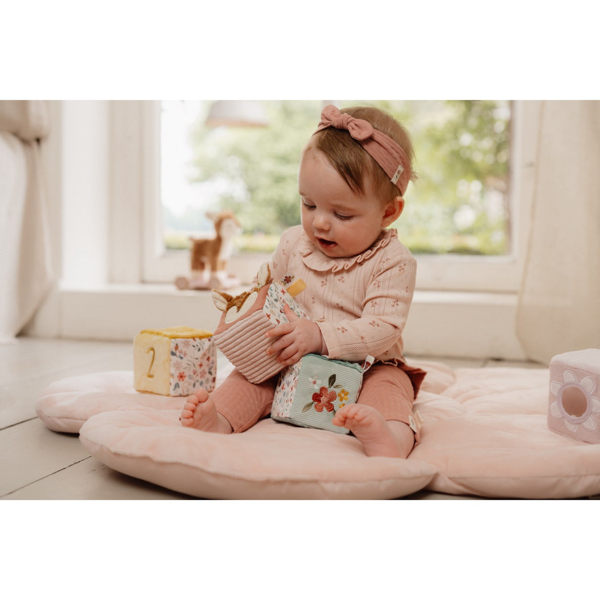 Little Dutch Fairy Garden Pink Plush Cubes