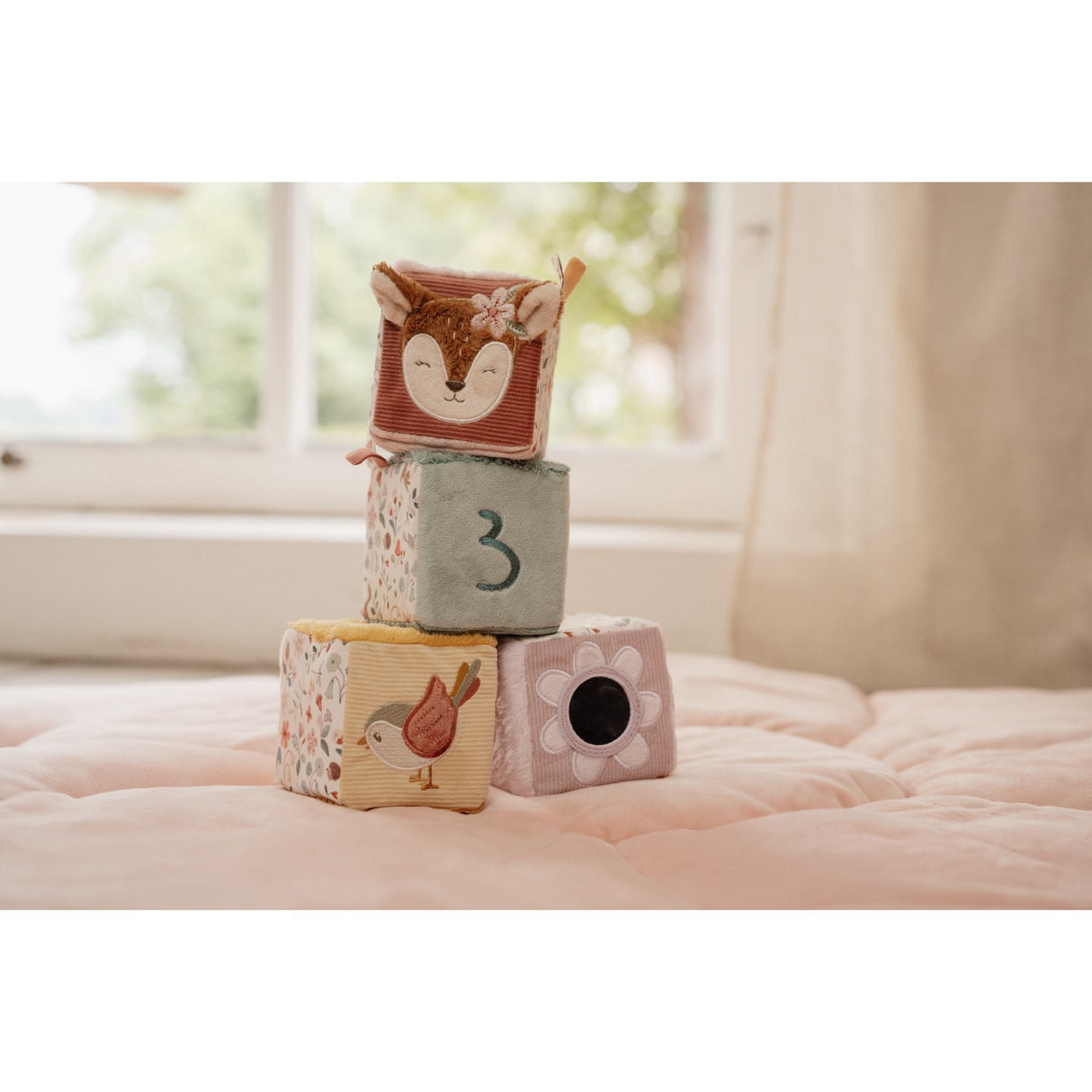 Little Dutch Fairy Garden Pink Plush Cubes
