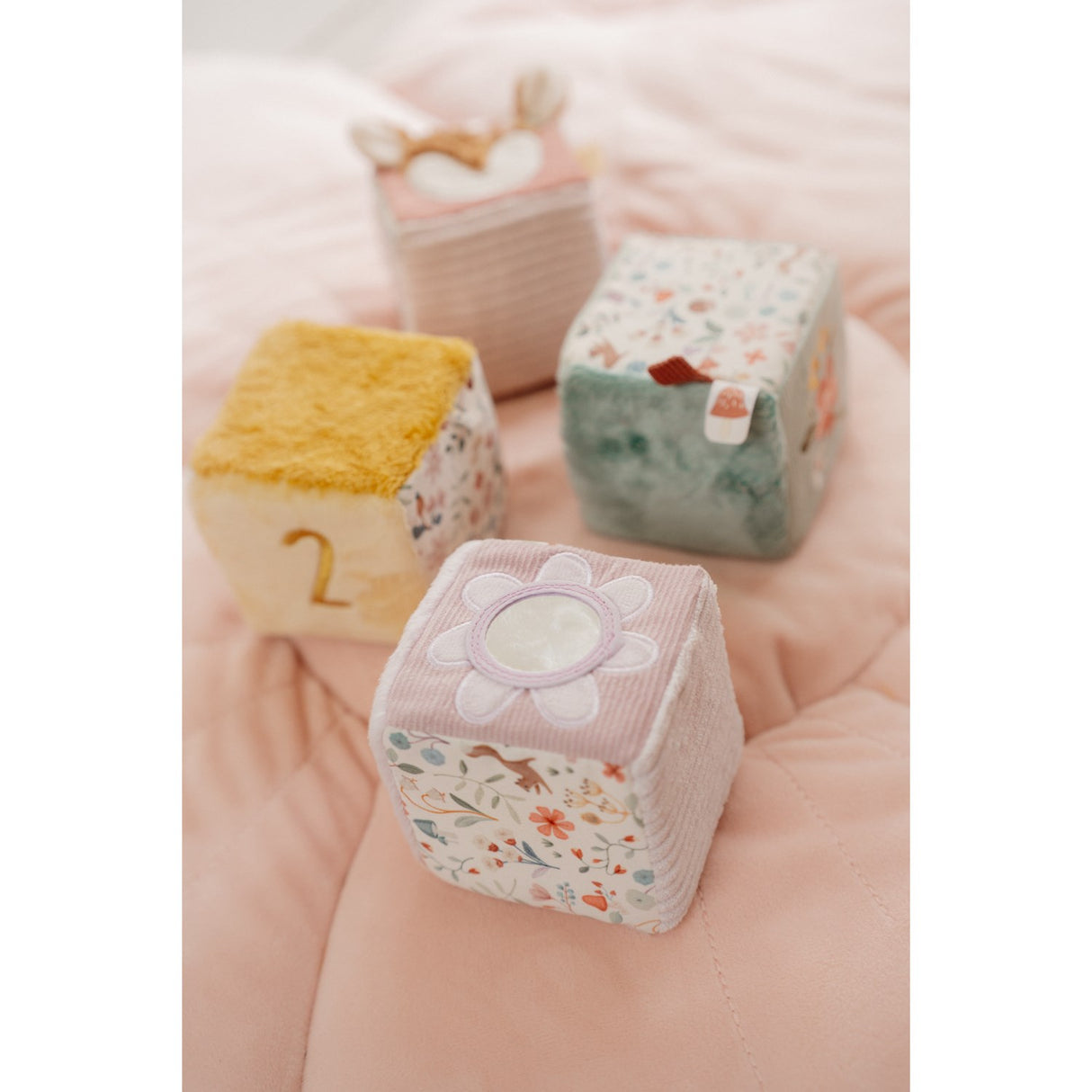 Little Dutch Fairy Garden Pink Plush Cubes