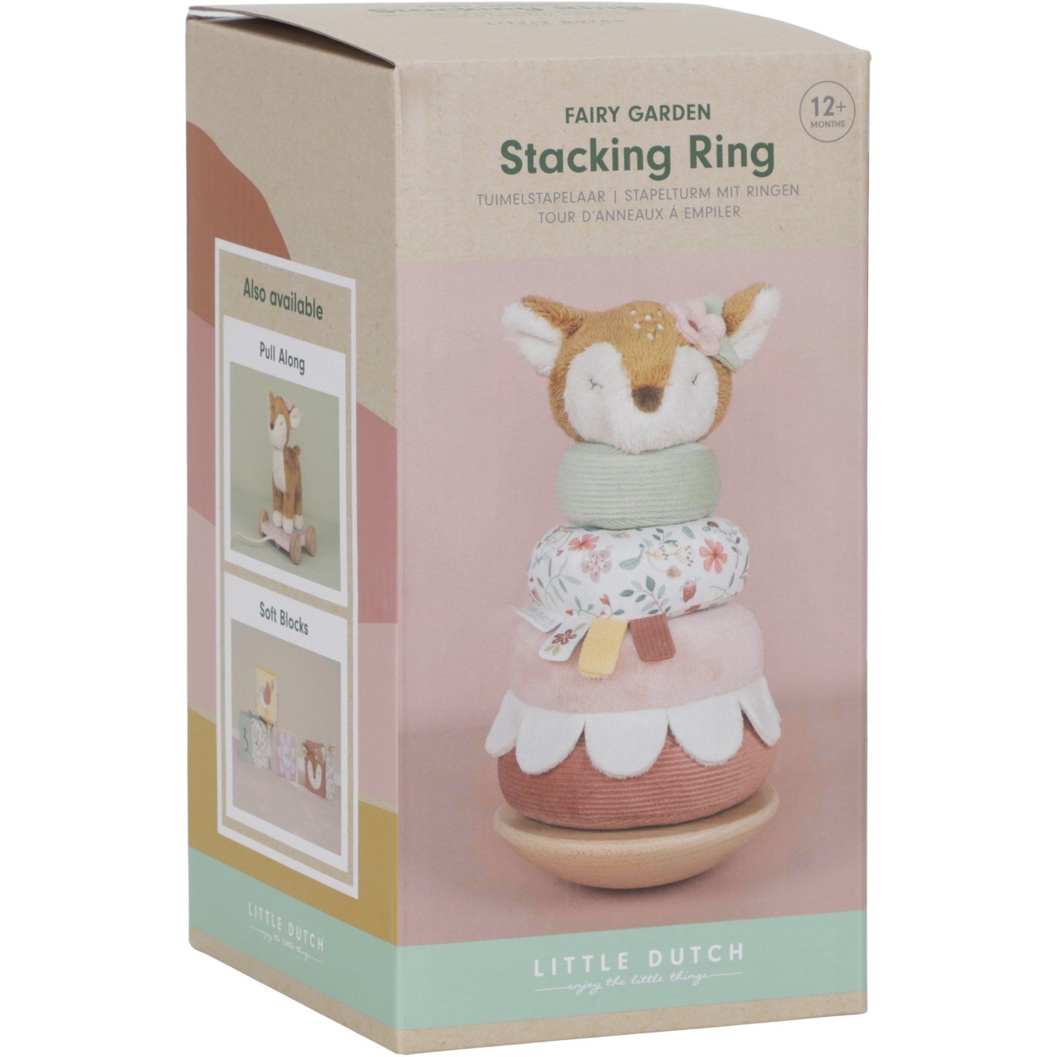 Jouet à Tirer Petit Cerf Little Dutch – Chariot En Bois, Peluche Douce – Pour Enfants à Partir De 18 Mois - 10