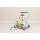 Little Dutch Forest Friends Blue Multi-Activity Baby Walker