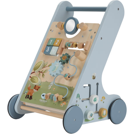 Little Dutch Forest Friends Blue Multi-Activity Baby Walker