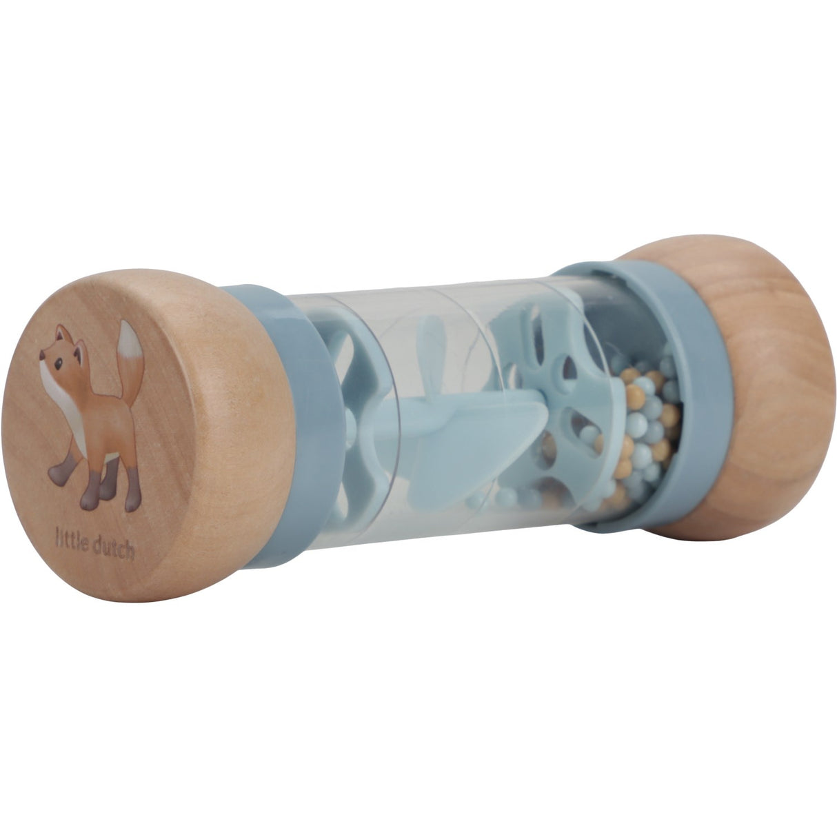 Little Dutch Forest Friends Blue Rain Rattle