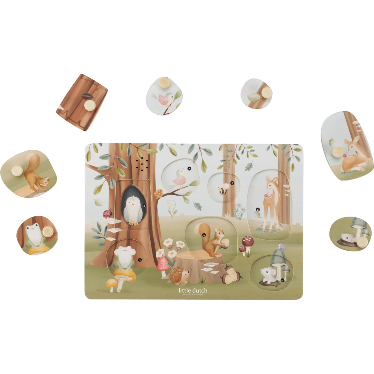 Little Dutch Forest Friends Multi Puzzle With Sound