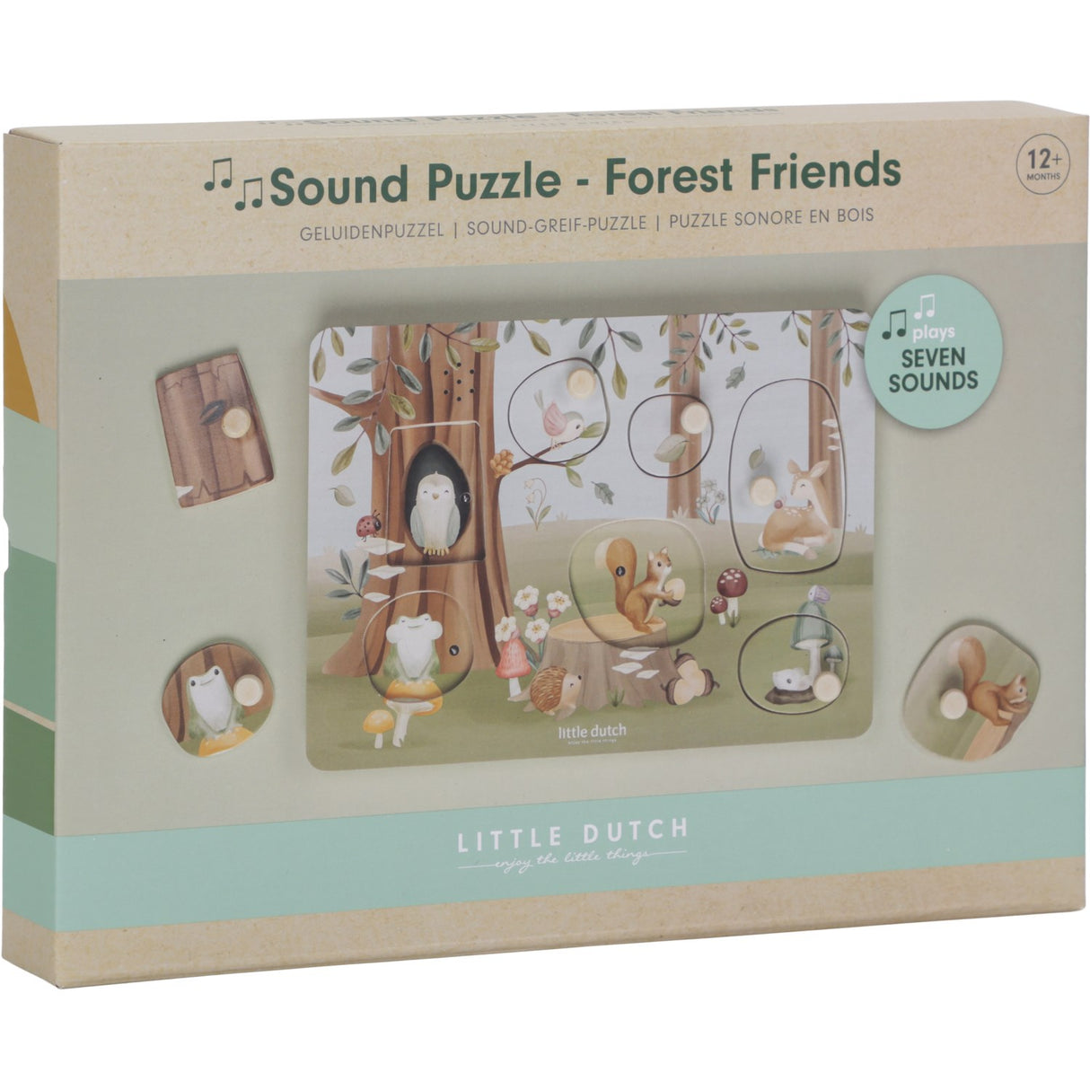 Little Dutch Forest Friends Multi Puzzle With Sound