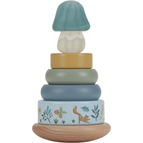 Little Dutch Forest Friends Blue Rocking Ring Stacker