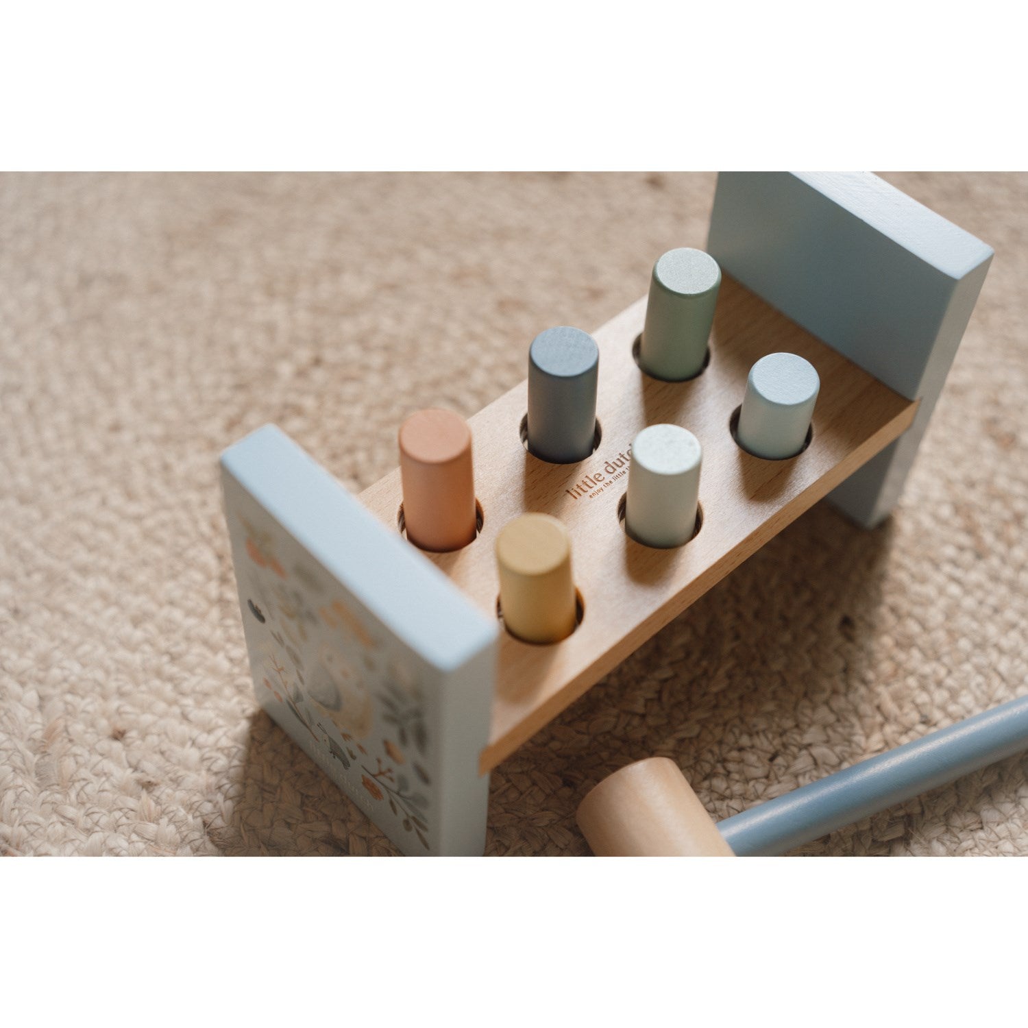 Buy Little Dutch Forest Friends Blue Pounding Bench | Luksusbaby