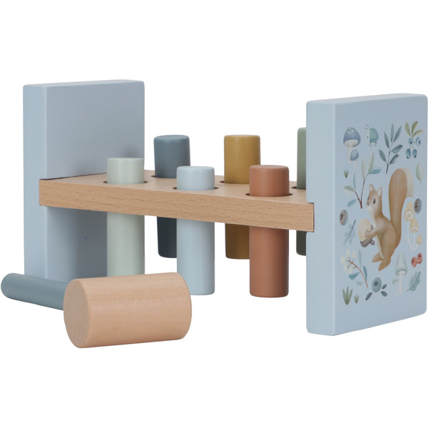 Buy Little Dutch Forest Friends Blue Pounding Bench | Luksusbaby