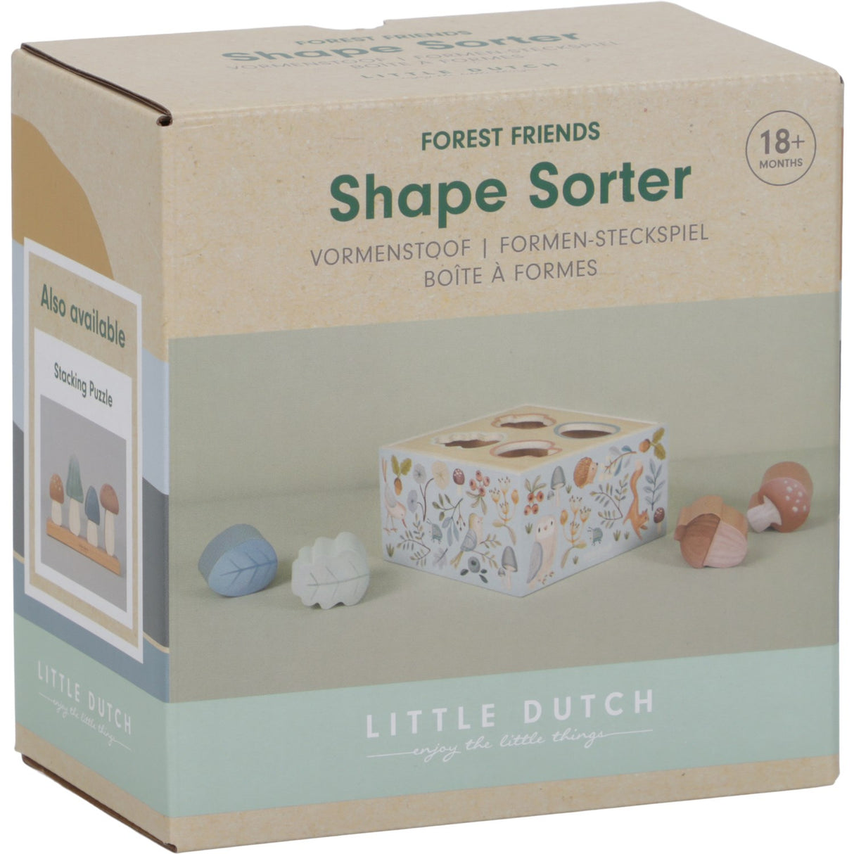 Little Dutch Forest Friends Blue Shape Sorter