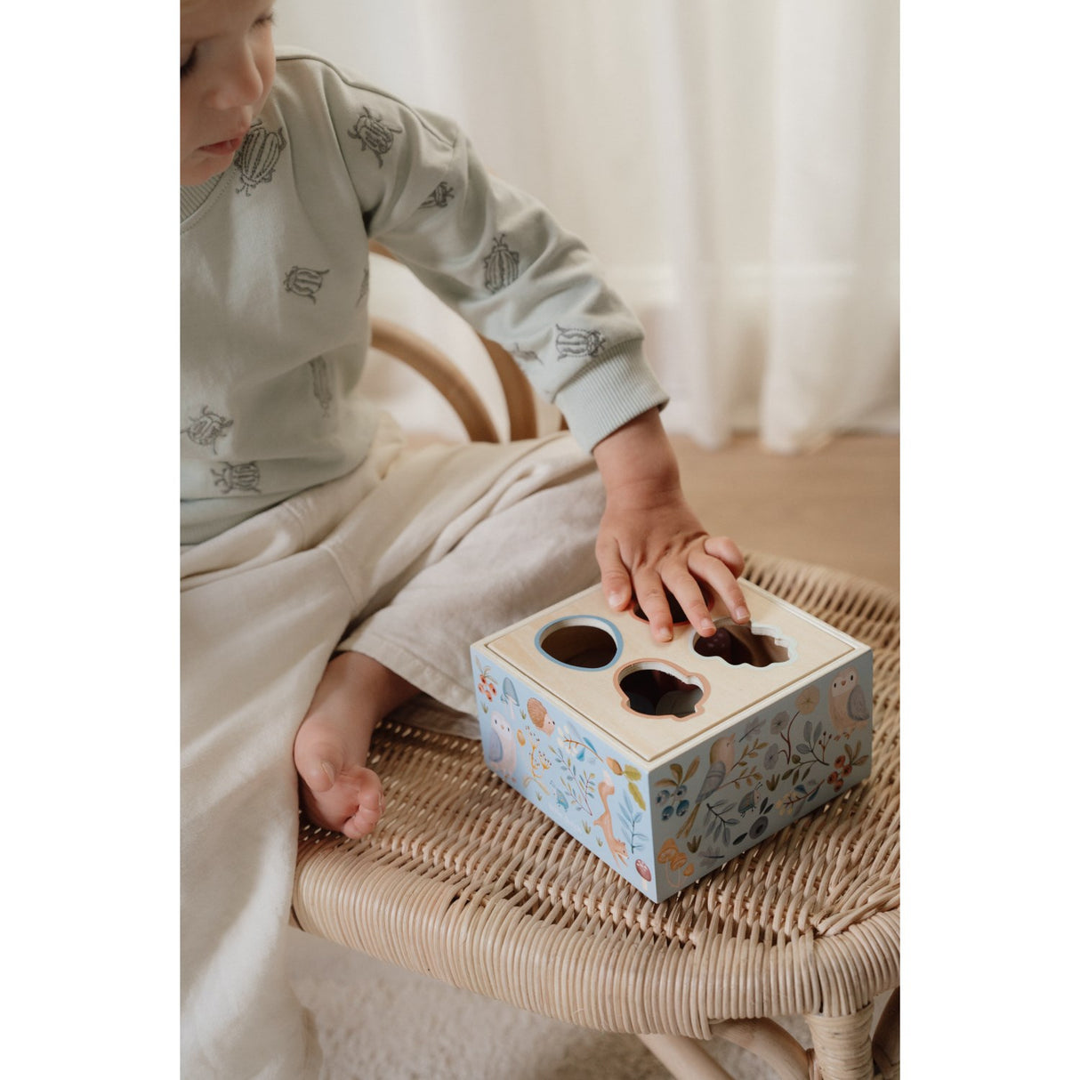 Little Dutch Forest Friends Blue Shape Sorter