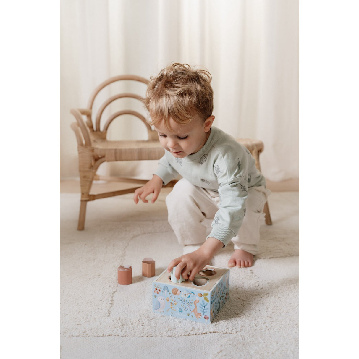 Little Dutch Forest Friends Blue Shape Sorter