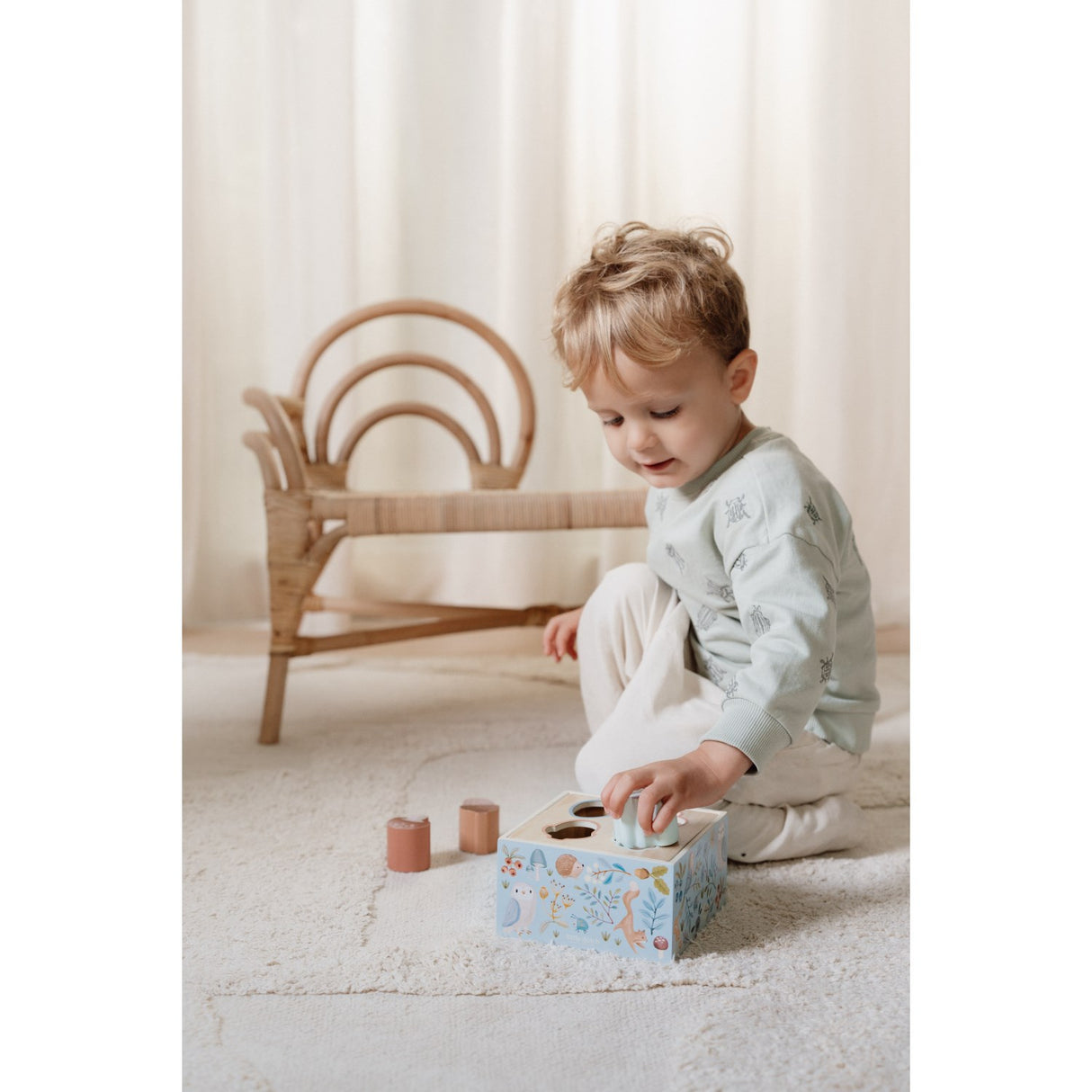 Little Dutch Forest Friends Blue Shape Sorter