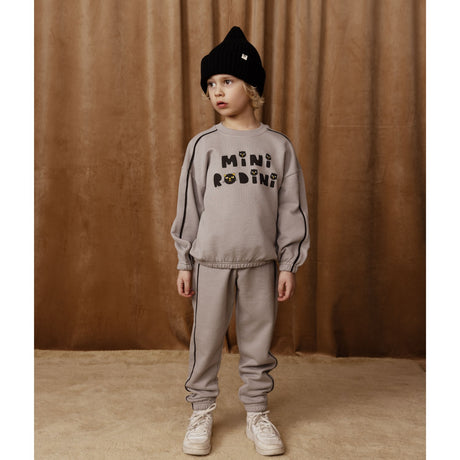 Mini Rodini Grey Mini Rodini Cats Sweatshirt