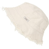 Huttelihut Irish Cream Bucket Hat Linen Denim