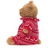 Jellycat Bartholomew Bear Winter Pajamas 26 cm