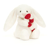 Jellycat Bashful Rabbit with Candy Cane 18 cm