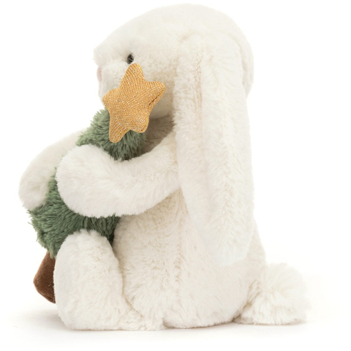 Jellycat Bashful Rabbit With Christmas Tree 18 cm