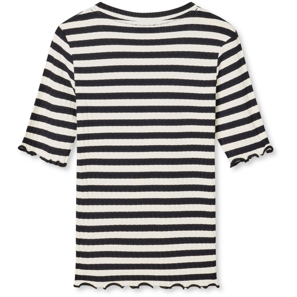 Mads Nørgaard Black/Vanilla Ice 5X5 Classic Stripe Tuviana Tee