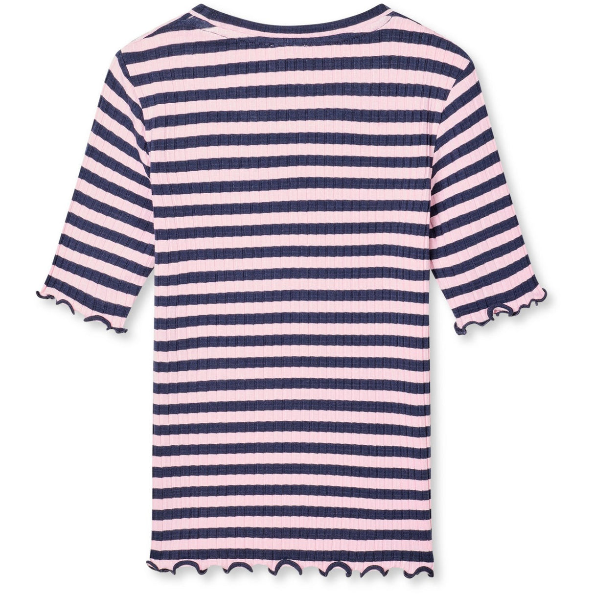 Mads Nørgaard Parisian Night/Parfait Pink 5X5 Classic Stripe Tuviana Tee