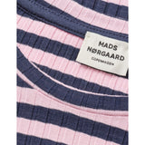 Mads Nørgaard Parisian Night/Parfait Pink 5X5 Classic Stripe Tuviana Tee