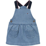 Tommy Hilfiger Denim Medium Denim Dungaree Dress