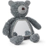 Smallstuff Grey Activity Teddy With Mirror Wool Bouclé