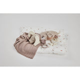 Smallstuff Powder Baby Blanket Fishbone Knit