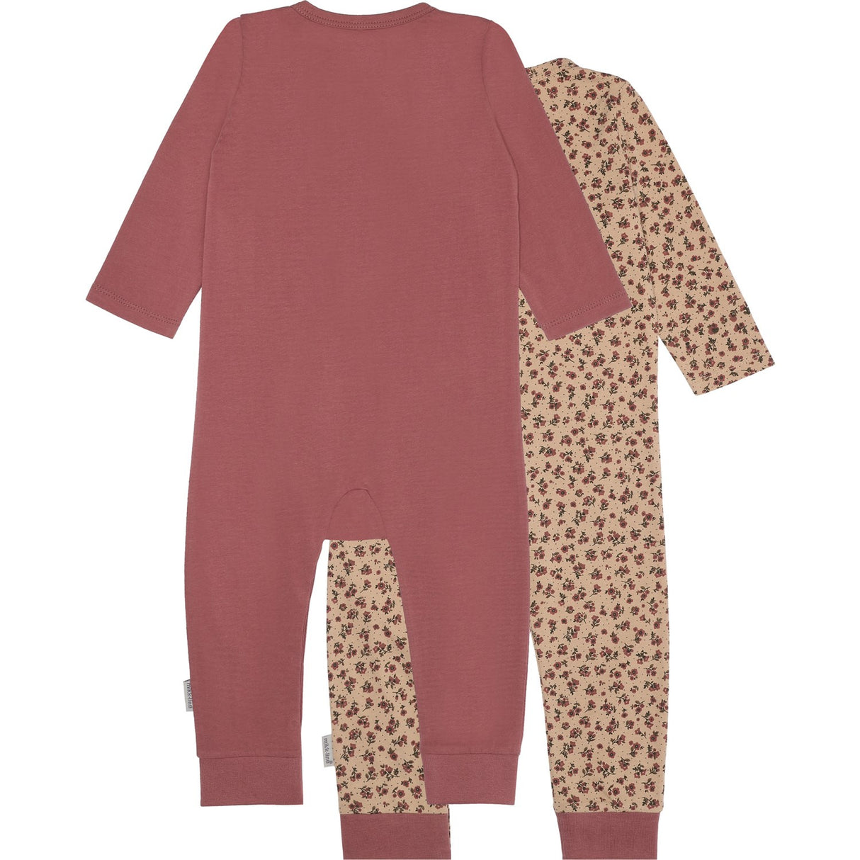 Mikk-Line Rose Brown 2-Pack Nightsuit