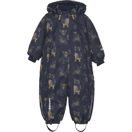 Minymo Navy  Snow Suit AOP