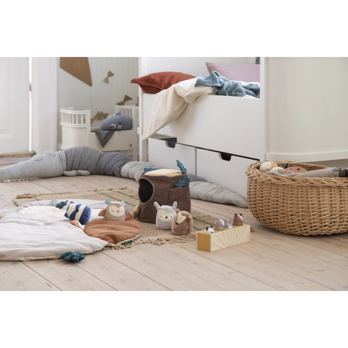 Sebra White Bed Baby & Junior