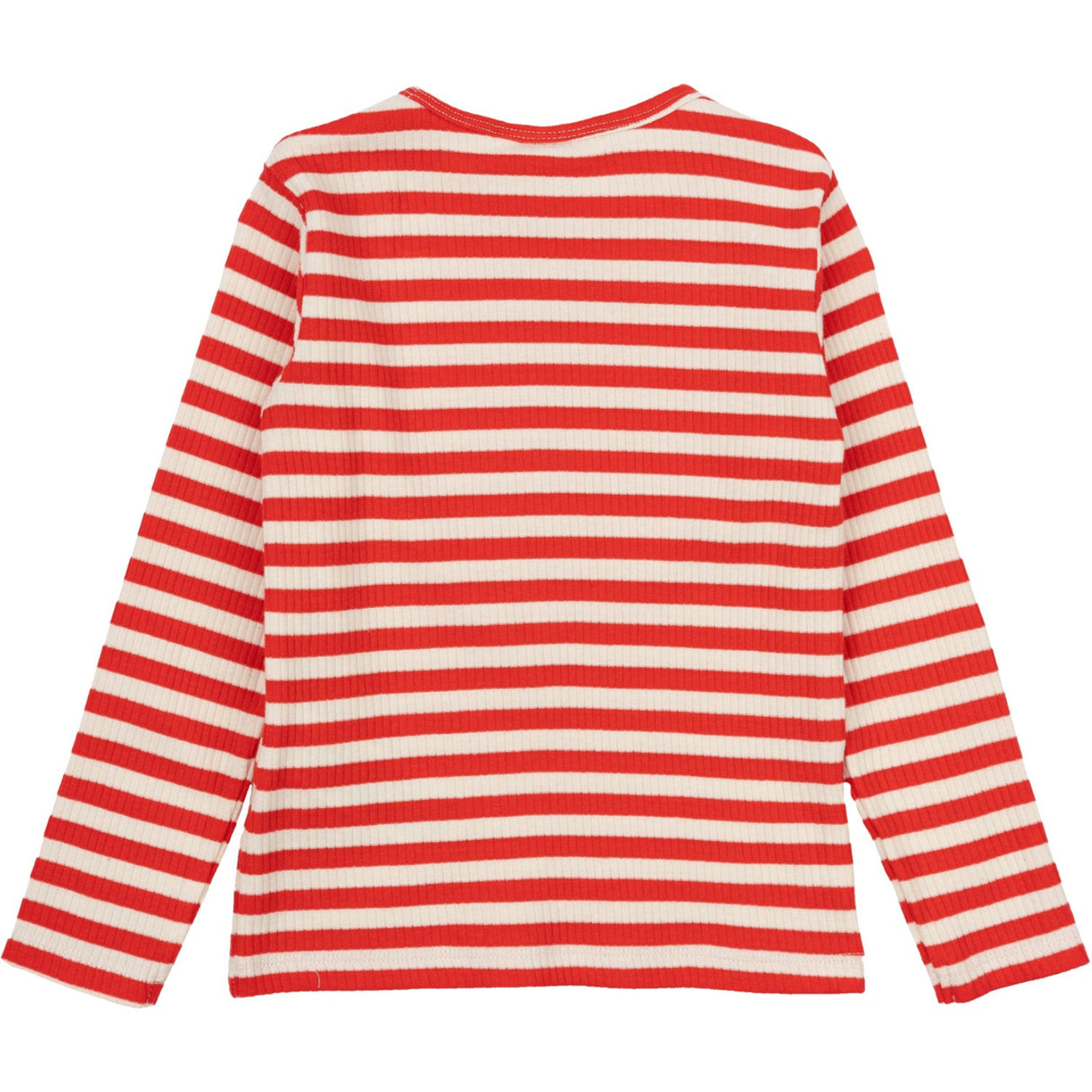 THE NEW Siblings Poppy Red Striped Fro Uni Rib Blouse