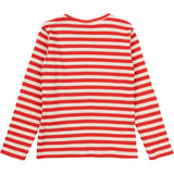 THE NEW Siblings Poppy Red Striped Fro Uni Rib Blouse