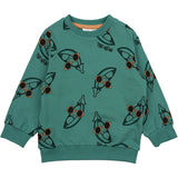 THE NEW Siblings Bottle Green AOP Neo Sweatshirt
