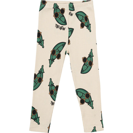 THE NEW Siblings White Swan AOP Nevi Rib Leggings