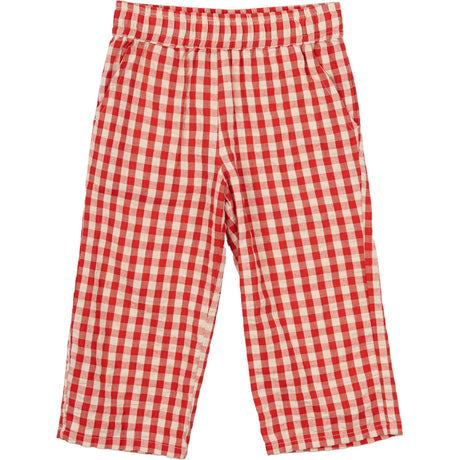 THE NEW Siblings Poppy Red Check Nelly Loose Pants