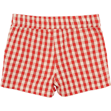 THE NEW Siblings Poppy Red Check Nelly Shorts