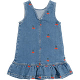 THE NEW Siblings Light Blue Denim EMB Nayla Denim Dress