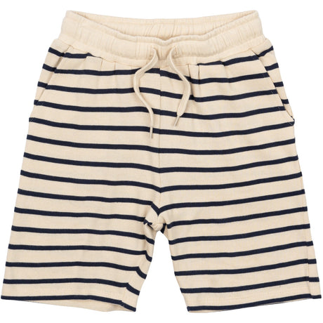 The New Mood Indigo Striped Nero Shorts