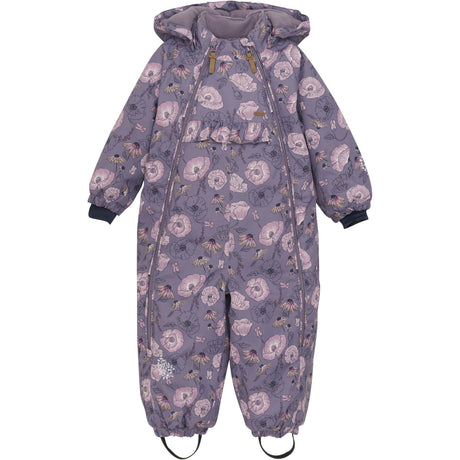 Minymo Orchid Haze  Snow Suit AOP