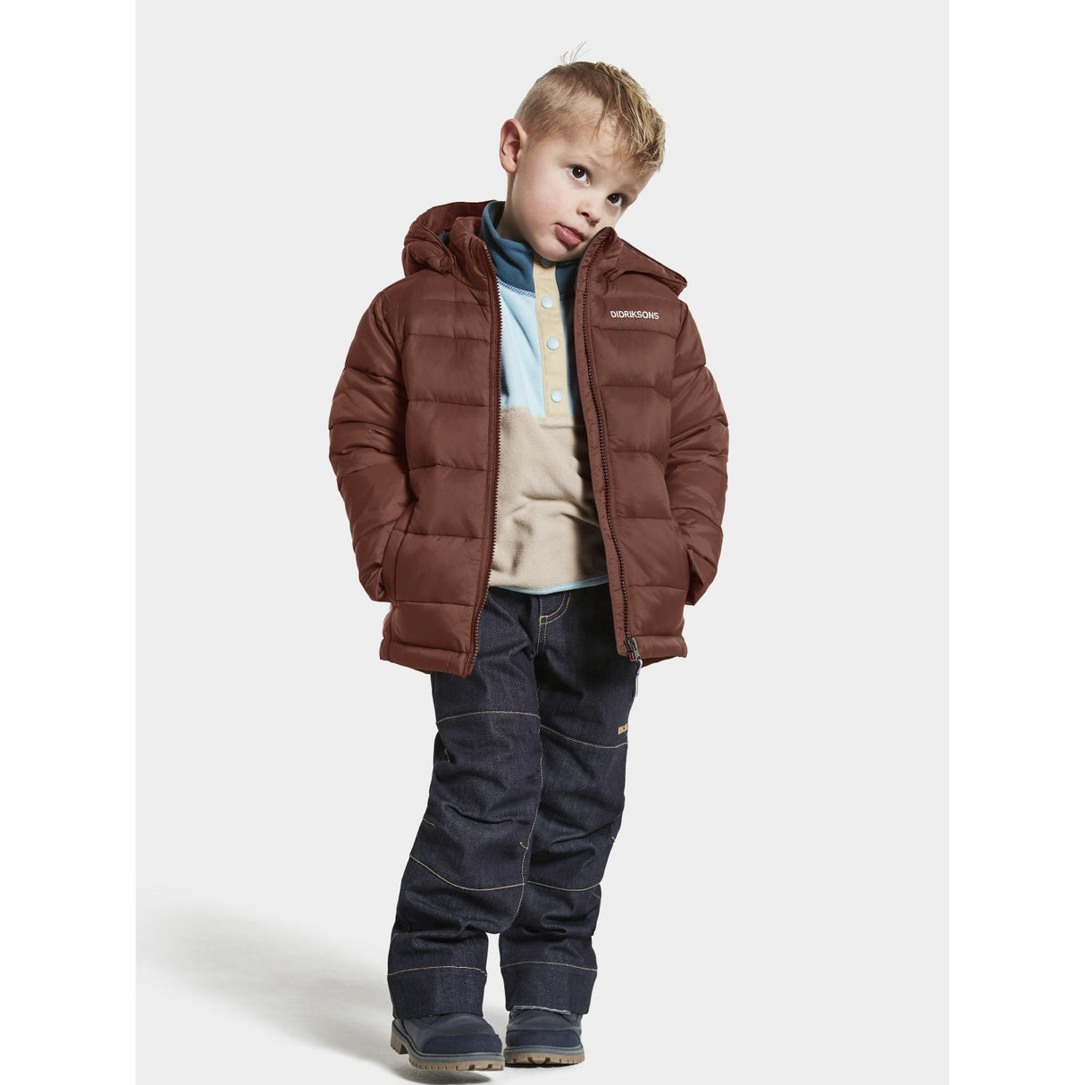 Didriksons Earth Brown Rodi Kids Jacket