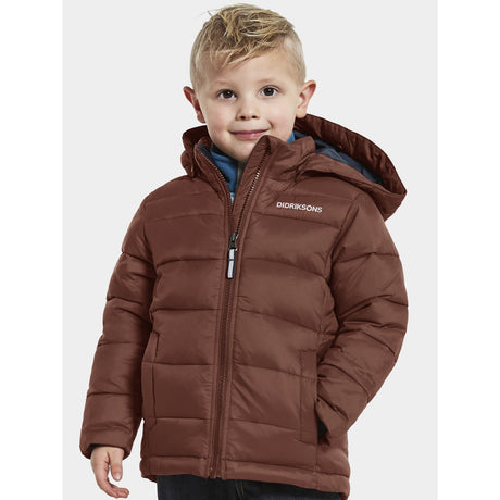 Didriksons Earth Brown Rodi Kids Jacket