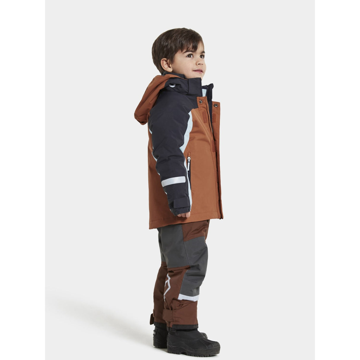 Didriksons Acorn Brown Neptun Kids Jacket