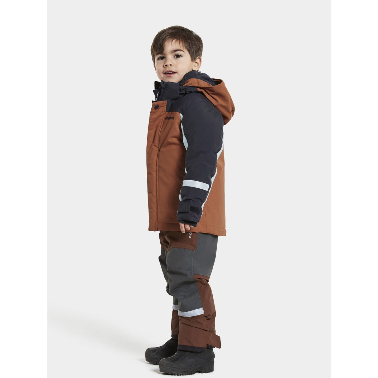 Didriksons Acorn Brown Neptun Kids Jacket